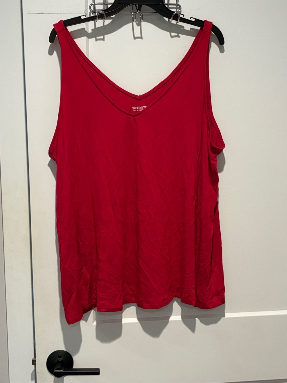 torrid Red V-Neck Relaxed Tank.  B31